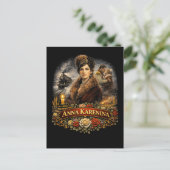 Anna Karenina Postkarte (Stehend Vorderseite)