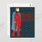 Anna Karenina Quote Gift "Count Vronsky" Postkarte (Vorne/Hinten)