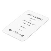 Anna Karenina - Titelseite im ersten Band (1878) Magnet (Linke Seite)