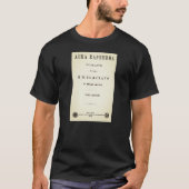 Anna Karenina - Titelseite im ersten Band (1878) T-Shirt (Vorderseite)