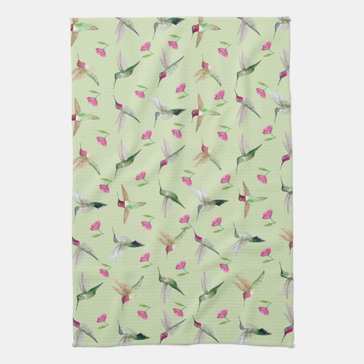 Anna-Kolibri Geschirrtuch (Vertikal)