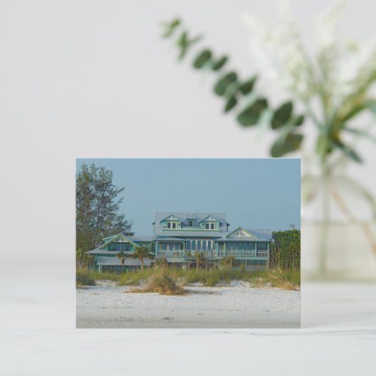 Anna Maria Beach Home Postkarte (Stehend Vorderseite)