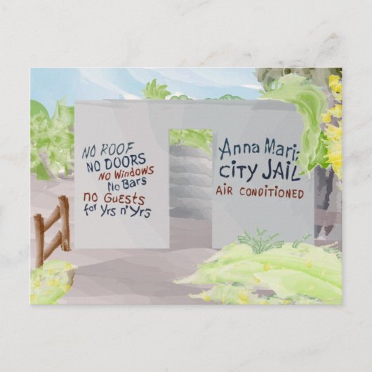 Anna Maria City Jail Postkarte (Vorderseite)