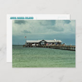 Anna Maria City Pier Postkarte (Vorne/Hinten)