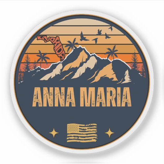 Anna Maria, Florida Aufkleber (Vorderseite)