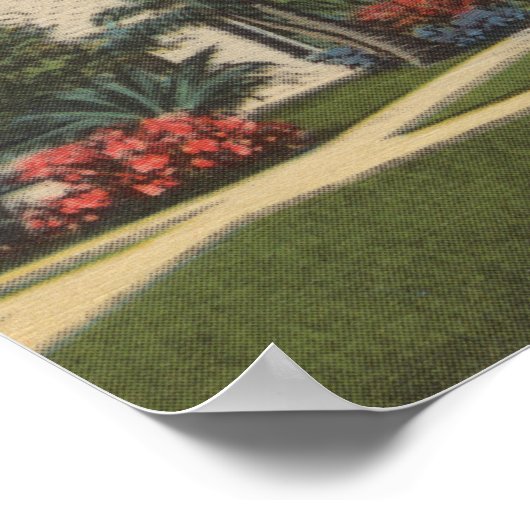 Anna Maria, Florida - Aussicht auf Palms entlang d Poster (Ecke)