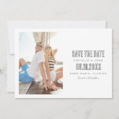 Anna Maria Florida Beach Wedding Save the Date Ankündigung (Rückseite)