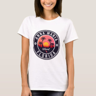 Anna Maria Insel Florida Beach Retro Souvenir T-Shirt