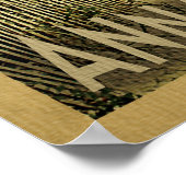 Anna Maria Island Beach Vintage Travel Poster (Ecke)