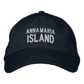 Anna Maria Island Florida bestickte BaseballHat Baseballkappe (Vorderseite)