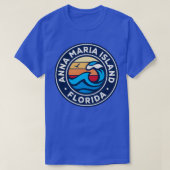 Anna Maria Island Florida Fl Nautical Waves TShirt (Design vorne)