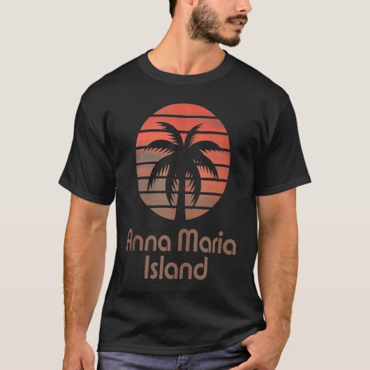 Anna Maria Island Florida Reisen T-Shirt (Vorderseite)