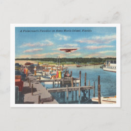 Anna Maria Island Florida Vintage Docks Postkarte