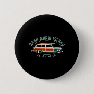 Anna Maria Island Florida Vintage-Surfen  Button