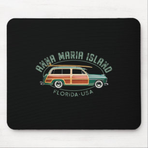 Anna Maria Island Florida Vintage-Surfen Mousepad
