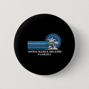 Anna Maria Island Florida Vintager Familienurlaub Button