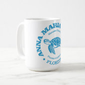 Anna Maria Island (Meeresschildkröte) Kaffeetasse (Vorderseite Links)