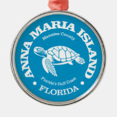 Anna Maria Island (Meeresschildkröte) Ornament Aus Metall (Vorne)