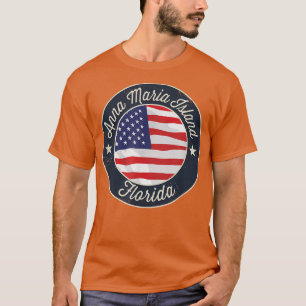 Anna Maria Island - Patriotic Florida Souvenir T-S T-Shirt
