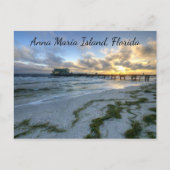 Anna Maria Island Pier Postkarte (Vorderseite)