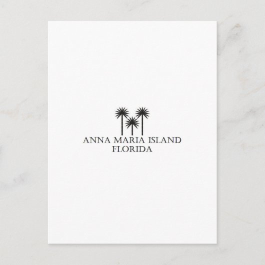 Anna Maria Island Postkarte (Vorderseite)