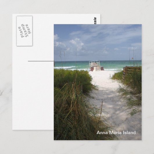 Anna Maria Island Postkarte (Vorne/Hinten)