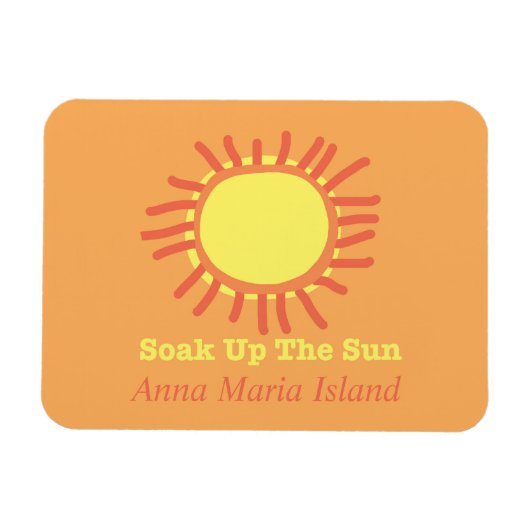 Anna Maria Island schnuppern den flexiblen Sonnenm Magnet (Horizontal)
