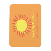 Anna Maria Island schnuppern den flexiblen Sonnenm Magnet (Vertikal)