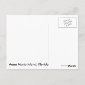 Anna Maria Island Sunset Postkarte (Rückseite)