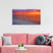 Anna Maria Island Sunset Watercolor Leinwanddruck (Insitu (Wohnzimmer))