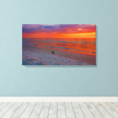 Anna Maria Island Sunset Watercolor Leinwanddruck (Insitu (Holzboden))