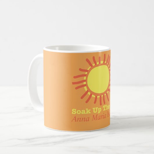 Anna Maria Island Tasse haut die Sonne auf (Vorderseite Links)