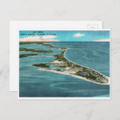 Anna Maria Island Vintage Luftaufnahme Postkarte (Vorne/Hinten)