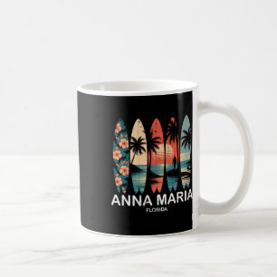 Anna Maria Strand Florida Surfbrett Surfen Retro Kaffeetasse