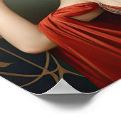 Anna Marie An Art Deco Woman Poster (Ecke)