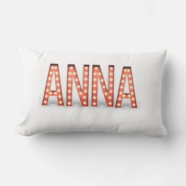 Anna Marquee-Leuchten Lendenkissen (Vorderseite)