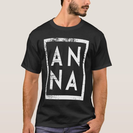 Anna Minimalismus T-Shirt (Vorderseite)