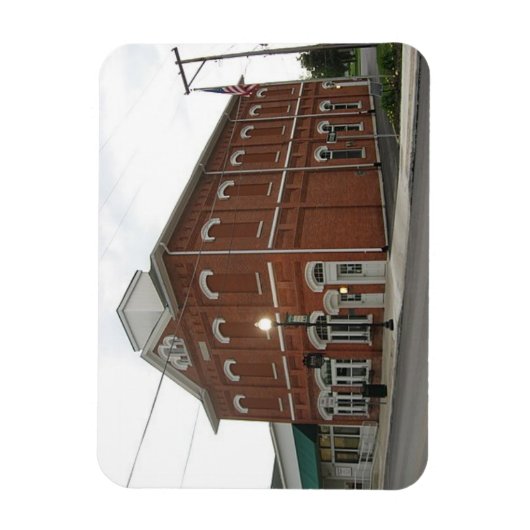 ANNA OHIO TOWN HALL Magnet (Vertikal)