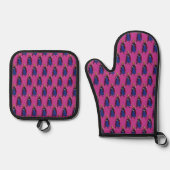 Anna Oven Mitt & Pot Holder Set (Vorderseite)