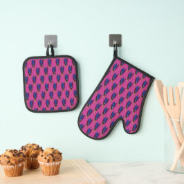 Anna Oven Mitt & Pot Holder Set