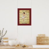 Anna Pavlova ~ P.Tchaikovsky ~ Russisches Ballett  Poster (Küche)