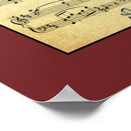 Anna Pavlova ~ P.Tchaikovsky ~ Russisches Ballett  Poster (Ecke)