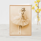 Anna Pavlova_The Dying Swan Karte (Gelbe Blume)