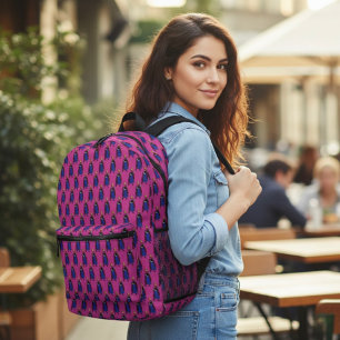 Anna Printed Ruckpack Bedruckter Rucksack