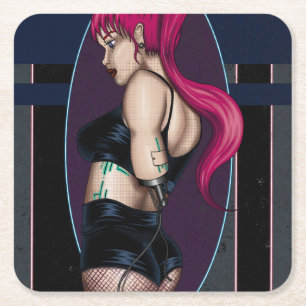 Anna Rechteckiger Pappuntersetzer