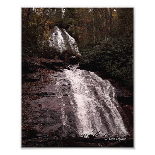 Anna Ruby Falls, Curtis Creek Fotodruck (Vorne)