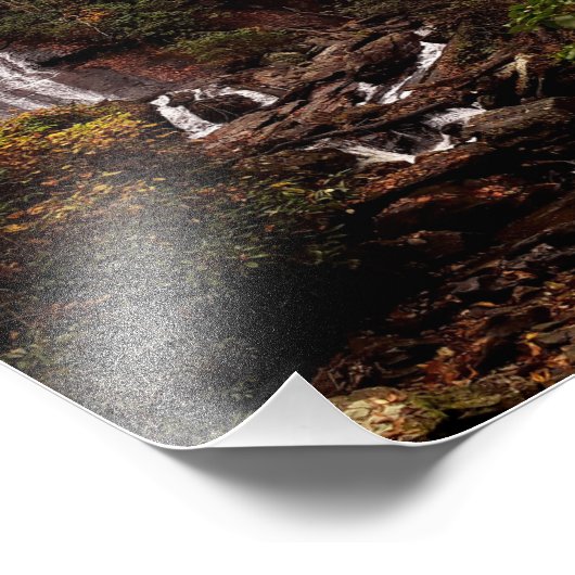 Anna Ruby Falls Fotodruck (Ecke)