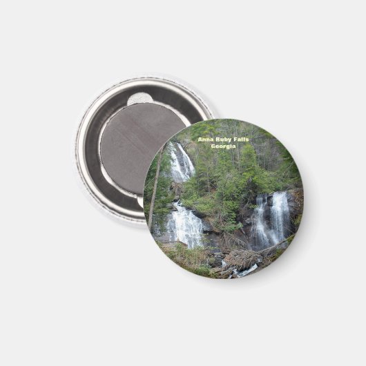 Anna Ruby Falls Ga Magnet (Vorderseite/Rückseite)