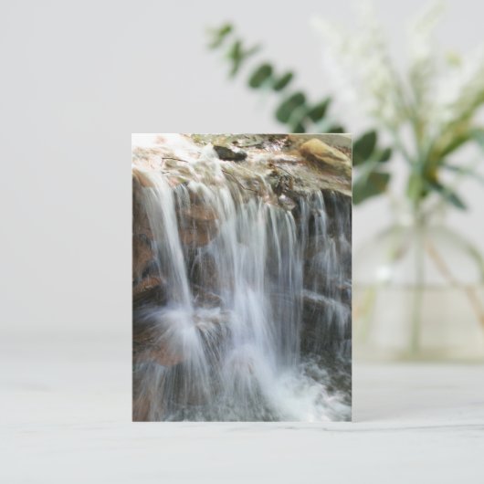 Anna Ruby Falls Helen Georgia Wasserfall Postkarte (Stehend Vorderseite)