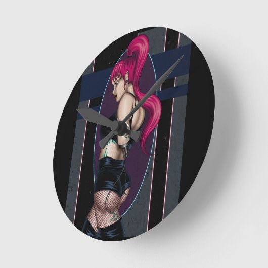 Anna Runde Wanduhr (Winkel)